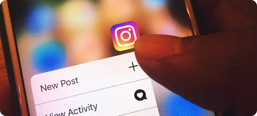 instagram sur portable