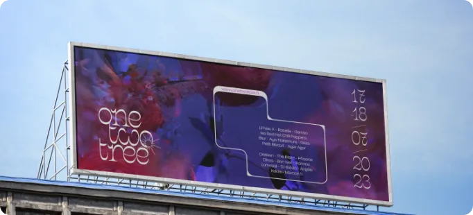 panneau publicitaire